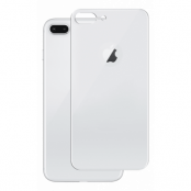Panzer iPhone 8 Plus Curved Silicate Glass Back - Glasskydd För Baksidan Silver - 389713