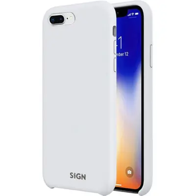 SiGN Liquid Silicone Case (iPhone 8/7 Plus) - Blå