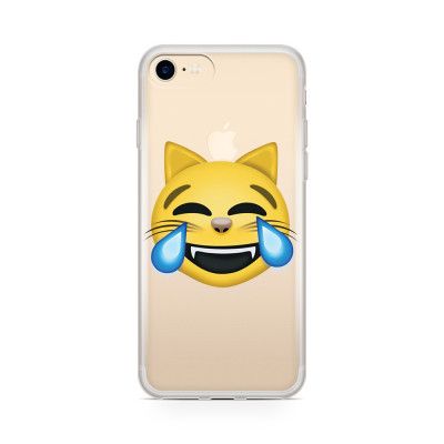 Skal till Apple iPhone 8 Plus - Emoji Cat Tears of Joy