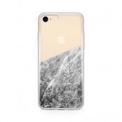 Skal till Apple iPhone 8 Plus - Half marble grey