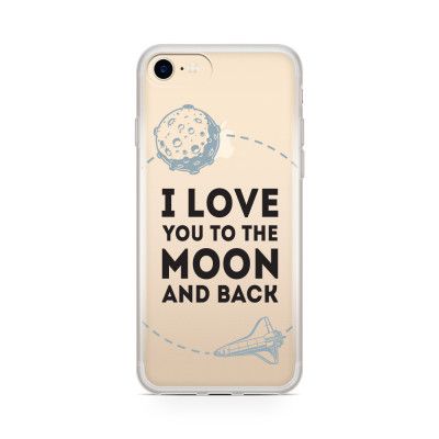 Skal till Apple iPhone 8 Plus - Moon and Back