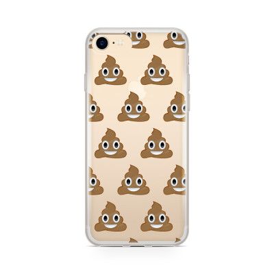 Skal till Apple iPhone 8 Plus - Poop Emoji