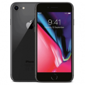 Begagnad iPhone 8 128GB Rymdgrå Olåst i Toppskick Klass A
