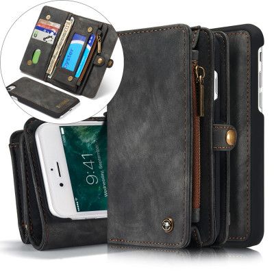 Caseme Plånboksfodral till iPhone 8/7 - Svart