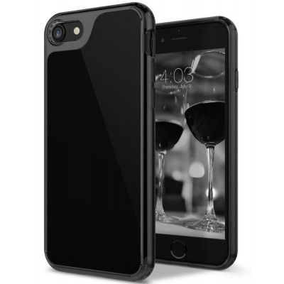 Caseology Waterfall Skal till Apple iPhone 7/8/SE 2020 - Jet Svart