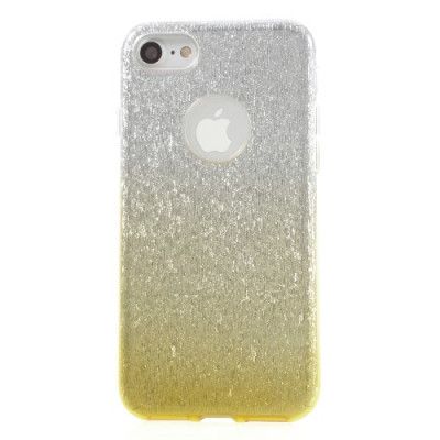 Combo glitter skal till iPhone 8/7 - Gul