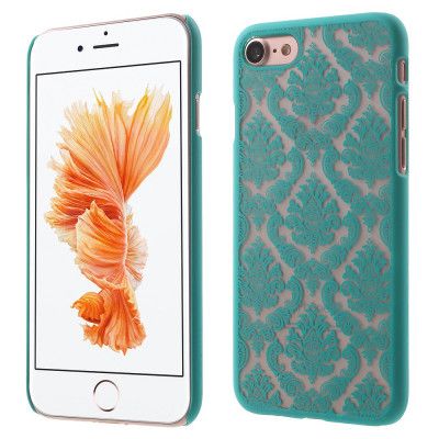 Damask Flowers Mobilskal till iPhone 8/7 - Blå