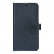 Essentials Läder wallet 3 kort iPhone 8/7/6S - Blå