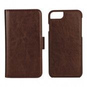 Essentials PU wallet 3 kort avtagbar iPhone 8/7/6S - Brun
