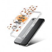 Fashion mobilskal till Apple iPhone 8 - Coffee