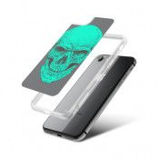 Fashion mobilskal till Apple iPhone 8 - Dödskalle - Turkos