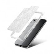 Fashion mobilskal till Apple iPhone 8 - Shiny white marble