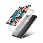 Fashion mobilskal till Apple iPhone 8 - Sommarblommor - Svart