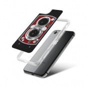 Fashion mobilskal till Apple iPhone 8 - Vintage Camera Red