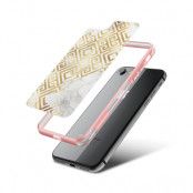 Fashion mobilskal till Apple iPhone 8 - White Squares