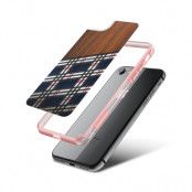Fashion mobilskal till Apple iPhone 8 - Wooden Scottish Tartan B