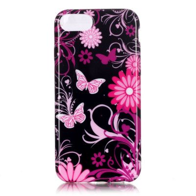 Flexiskal till Apple iPhone 8/7 - Black Butterfly