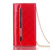 Glossy Plånboksfodral till iPhone 8/7 - Röd