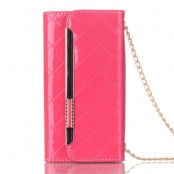 Glossy Plånboksfodral till iPhone 8/7 - Rosa