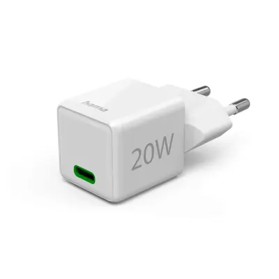 Hama Snabbladdare 20W USB-C - Vit