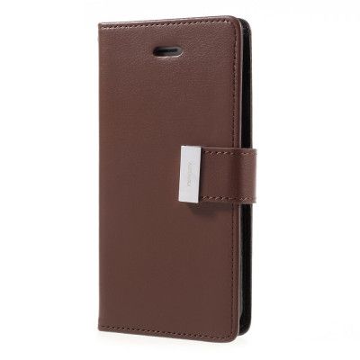 Mercury Rich Diary Plånboksfodral till iPhone 8/7 - Brun