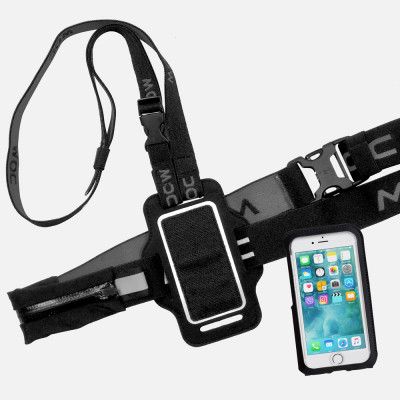 MOC Chestplate till iPhone 8/7/6, Android mm - Svart