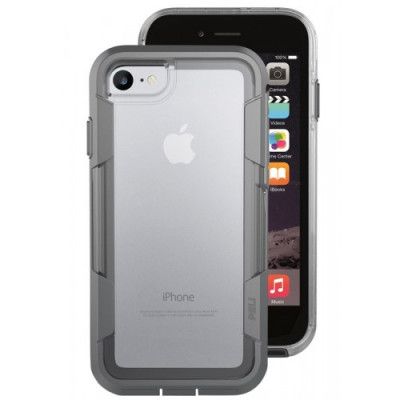 Peli Voyager 4 layer drop skal till iPhone 7/8/SE 2020 - Clear Grå