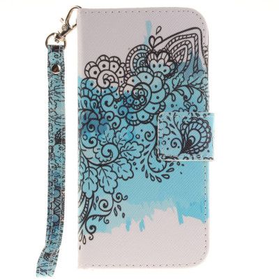 Plånboksfodral till iPhone 8/7 - Abstract Flowers