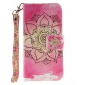 Plånboksfodral till iPhone 8/7 - Rosa Blomma