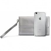Puro Pochette & Satin Cover (iPhone 8/7) - Silver