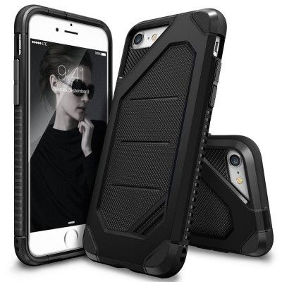 Ringke Double Layer Armor Tough Skal till iPhone 8/7 - Svart