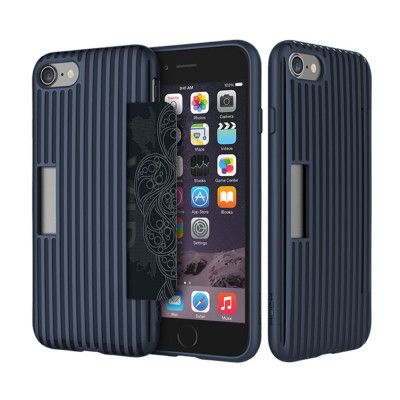 Rock flexicase skal till iPhone 8/7 - Blå