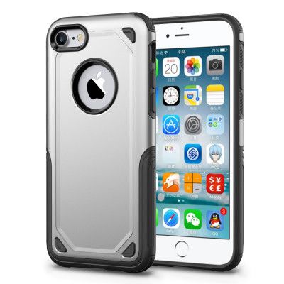 Rugged Armor Skal till iPhone 7/8/SE 2020 - Silver