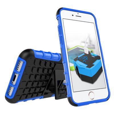 Rugged Armour Mobilskal till iPhone 8/7 - Blå/Svart