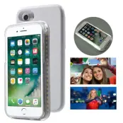 Selfie Illuminated LED Skal till iPhone 7/8/SE 2020 - Vit