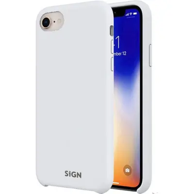 SiGN Liquid Silicone Case (iPhone 8/7) - Svart