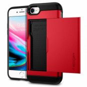 Spigen Slim Armor CS (iPhone SE2/8/7) - Röd
