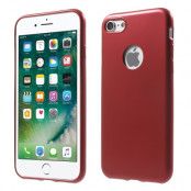 Ultra Tunn Flexicase skal till iPhone 8/7 - Röd