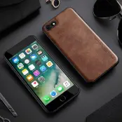 X-LEVEL Mobilskal till iPhone 8/7/SE (2020/2022) i PU-läder - Brun