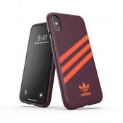 Adidas Moulded Skal till iPhone X/Xs maroon/solar orange