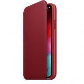 Apple iPhone XS Leather Folio Red Mrwx2Zm/A