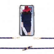 Boom iPhone X/XS skal med mobilhalsband- Rope RedBlue