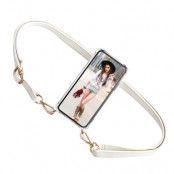 Boom iPhone X/XS skal med mobilhalsband- Strap White