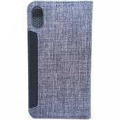 Brecca Fabric Folio Case Fits Iphone X - Dark Grey