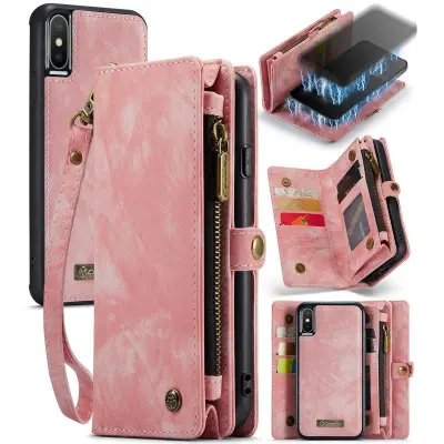CASEME 008 Series Mobilskal till iPhone X/XS med - Rosa