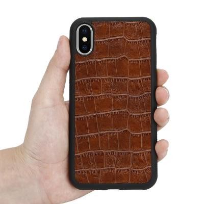 Boom Croco skal till iPhone X/XS - Brun