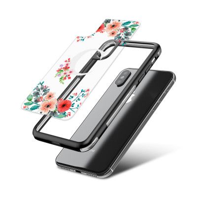 Fashion mobilskal till Apple iPhone X - Bloomig C
