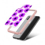 Fashion mobilskal till Apple iPhone X - Lila sommarblommor