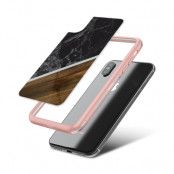 Fashion mobilskal till Apple iPhone X - Marble Wood