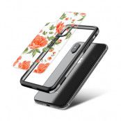 Fashion mobilskal till Apple iPhone X - Orange flowers